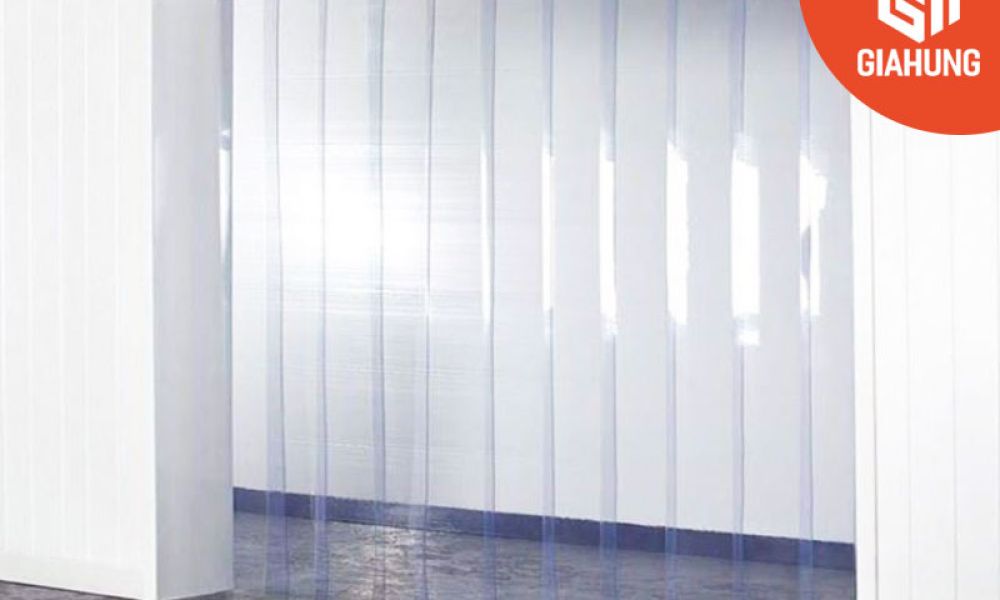Rèm nhựa cuốn PVC tự động